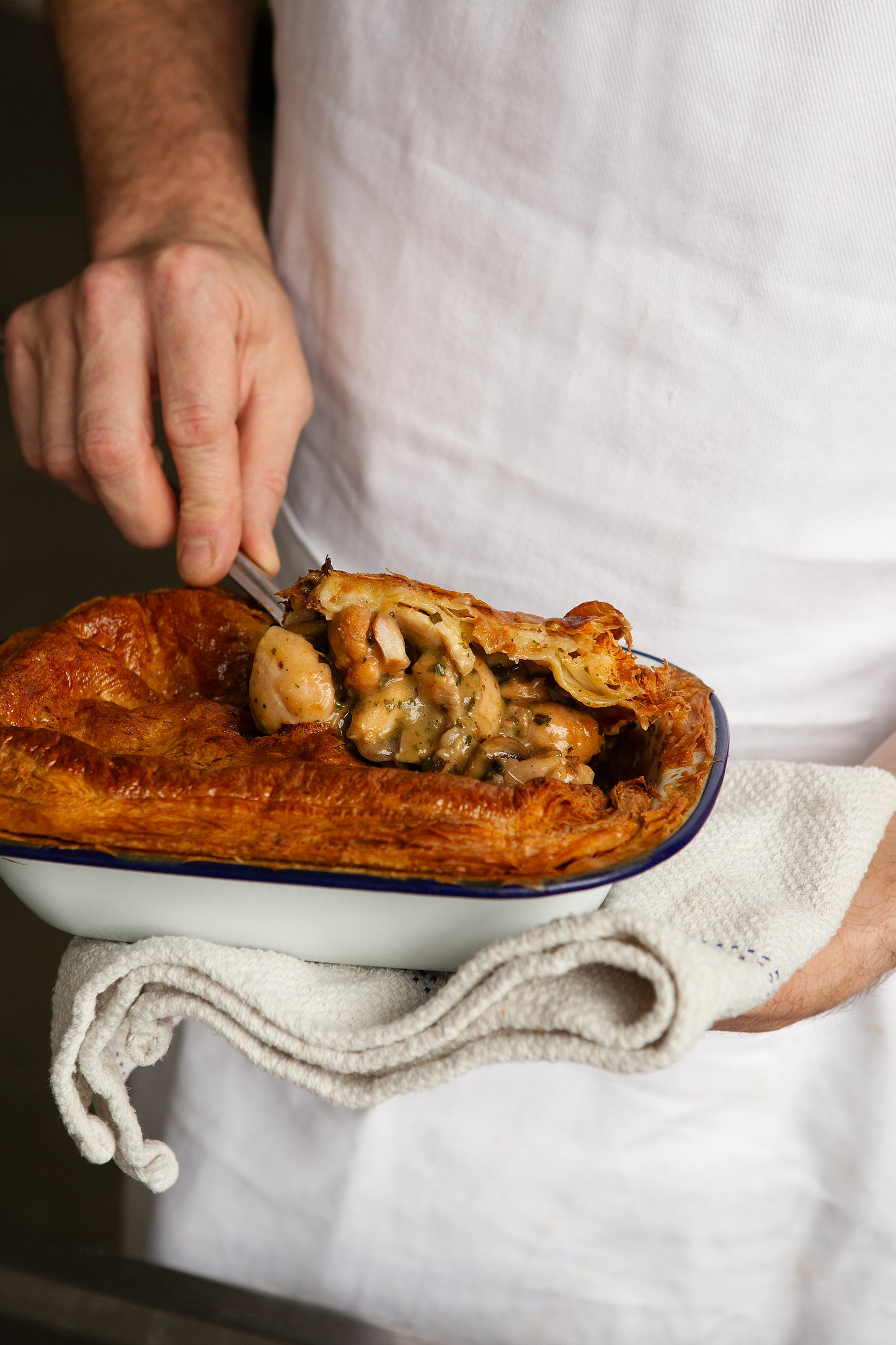 Chicken, Mushroom & Tarragon Pie