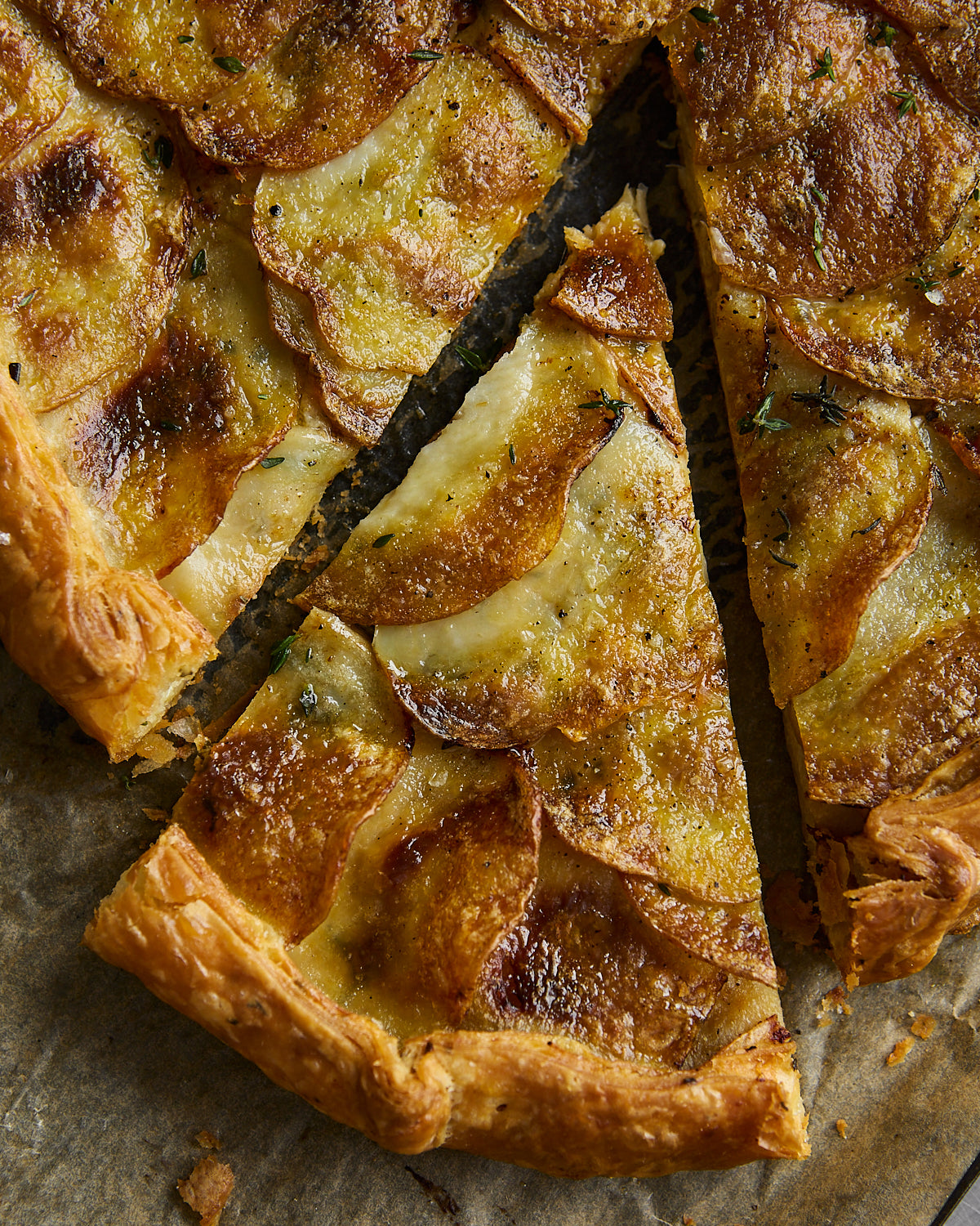 Leek, Gruyere & Potato Galette