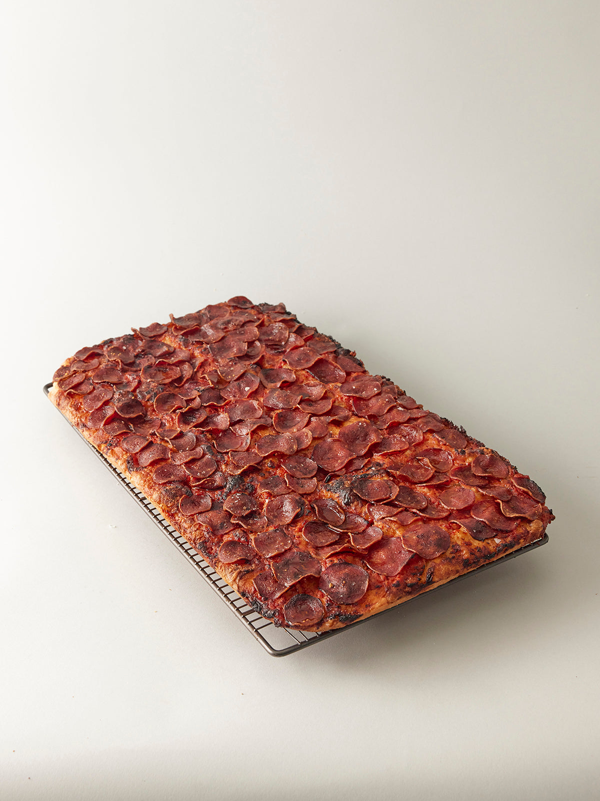 Whole Pepperoni focaccia