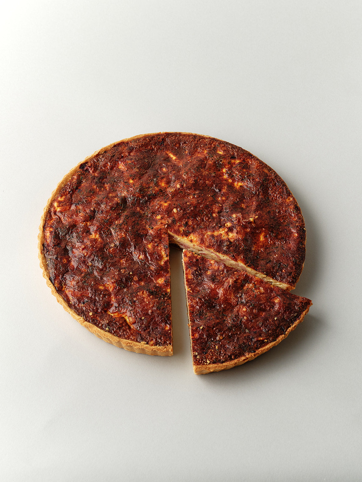 Whole quiche lorraine