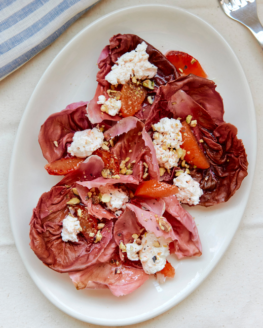 Recipe: Radicchio, orange & ricotta salad