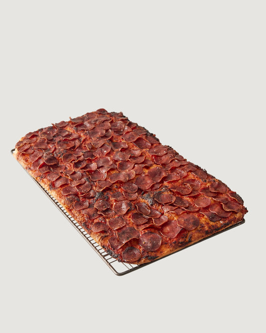 Whole Pepperoni focaccia