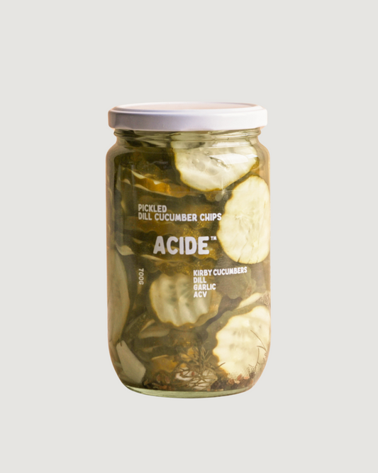 Acide Pickled Dill Cucumber Chips 700g