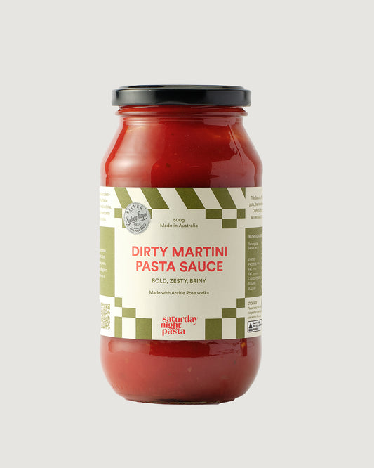 Saturday Night Pasta Dirty Martini Pasta Sauce
