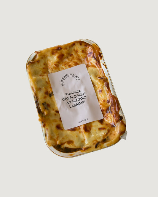 Pumpkin, Cavolo Nero & Taleggio Lasagne
