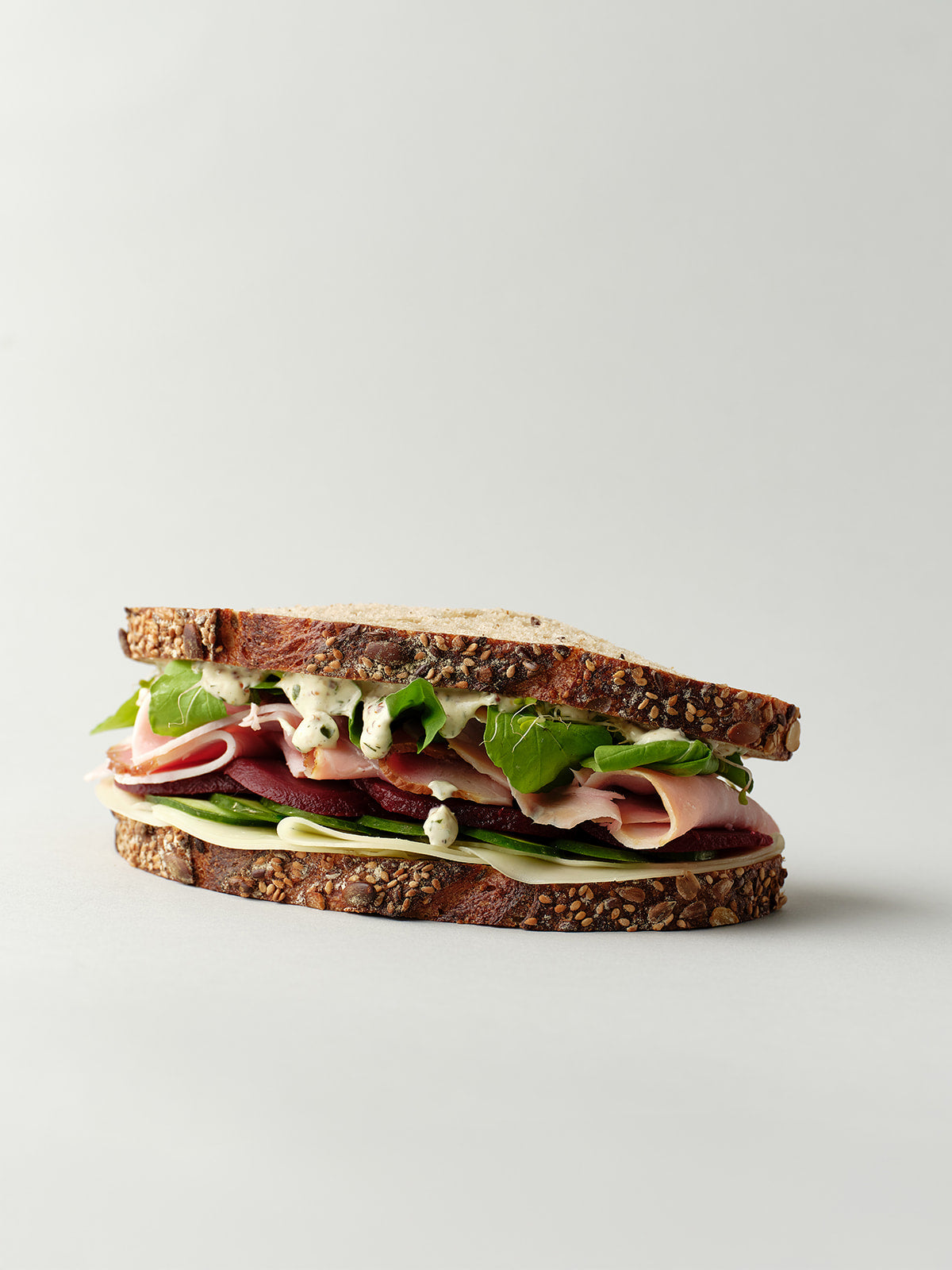 Ham & Salad Sandwich